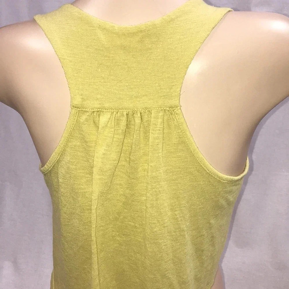 Mind Code Mustard Size Small Racerback Crop Top Preloved - Picture 3 of 3